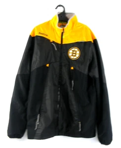 Reebok NHL Centre Ice Collection Boston Bruins Jacket Wind Breaker S Full Zip - Picture 1 of 13
