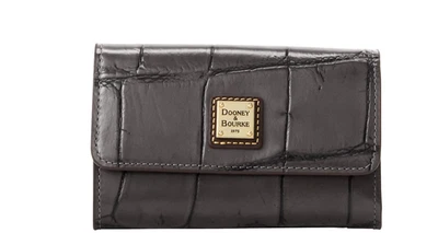 DOONEY & BOURKE DENISON SMALL FLAP WALLET SMOKE GRAY LEATHER BRAND NEW❤️NWT NIB - Image 1 of 4