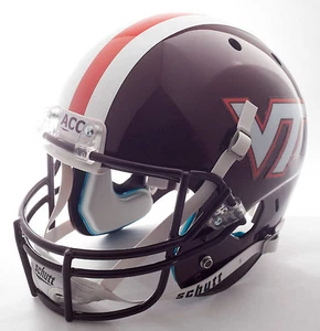 VIRGINIA TECH HOKIES Schutt XP Gameday REPLICA Football Helmet NOVEMBER 10, 2011 - Picture 1 of 2
