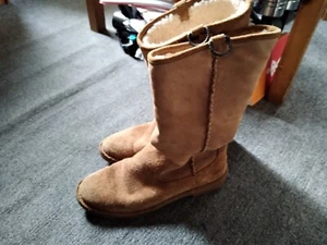*UGG* KUSCHEL-STIEFEL! BIKER BOOTS! GR. 38 (39)! wNEU! FEMININ! TOP! - Bild 1 von 6