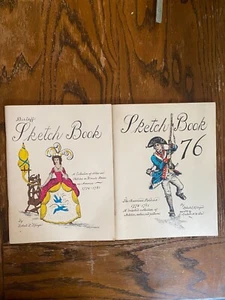 Vintage Set Of 2 Pioneer Press Coloring Books Revolutionary War 1776 By Robert L - Picture 1 of 5
