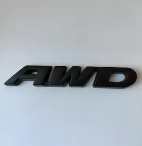 Black AWD Metal Emblem Badge All Wheel Drive for Jaguar F Pace E S X Type XE XF - Picture 1 of 7