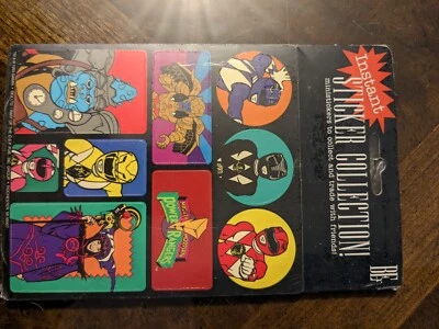 Colección de pegatinas instantáneas Mighty Morphin Power Rangers 1993 #1 nuevas de fábrica Foto 1 de 2