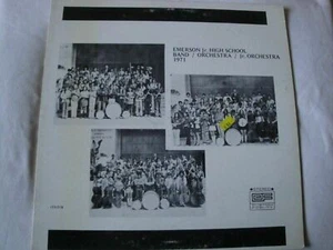 EMERSON JR. HIGH SCHOOL BAND/ ORCHESTRA/ JR. ORCHESTRA 1971 VINYL LP STEREO VG+ - Picture 1 of 3