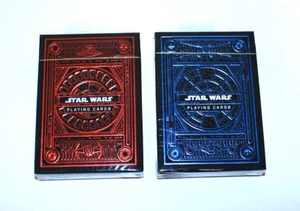 2 Packs STAR WARS PLAYING CARDS- Light & Dark Side, Rebellion & Empire Theory 11 - Picture 1 of 4
