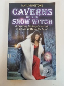 Ian Livingstone Caverns of the Snow Witch Gamebook 10 Fighting Fantasy - Picture 1 of 14