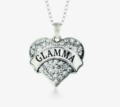 Collar de plata GLAMMA, joyería de abuela, regalo para abuela de nietos Foto 1 de 4