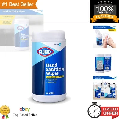 Compact 40 Count Hand Wipes - Resealable, Alcohol-Free for Ultimate Cleanliness - Image 1 of 4