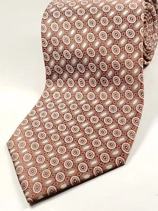 JOS A BANK 100% Silk Tie Men's Copper Orange Necktie NEW - Picture 1 of 4