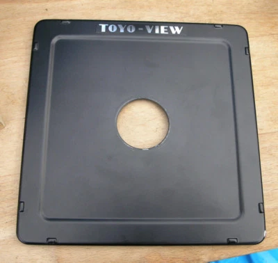  Toyo monorail  5x4 10x8 flat lens board panel copal 0  34.7mm hole - Image 1 of 2