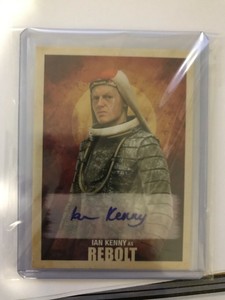 2018 Topps Solo: A Star Wars Story Ian Kenny as Rebolt Autograph Auto A-IKR