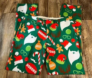 Braveman Christmas Themed Suit Dress Pants Tag 40 Meas 42 Unhemmed NWOT - Picture 1 of 3