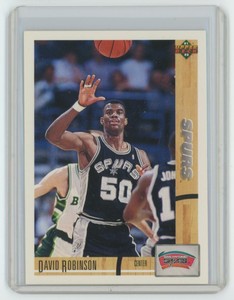 1991-92 Upper Deck David Robinson .  San Antonio Spurs #324