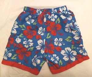 Boys Sand N Sun Swim Shorts Hawaiian Size 4T Mesh Lined - Picture 1 of 5
