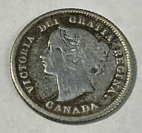1875-H CANADA 5 CENT SILVER Cover
