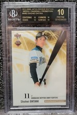 2013 BBM Japan Rookie Edition Batting Shohei Ohtani BGS Black Label 10