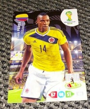 186. LUIS PEREA # ATLETICO MADRID / COLOMBIA - PANINI FIFA WORLD CUP BRASIL