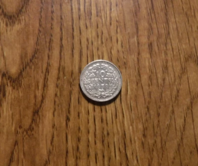 MONEDA DE PLATA DE 10 CENTAVOS DE LOS PAÍSES BAJOS 1939 (981) Foto 1 de 2