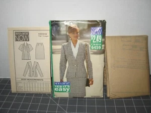 Blusa Chaqueta Camisa See & Sew 6459 Misses Talla 18 20 22 Gran Look de Oficina - Imagen 1 de 5
