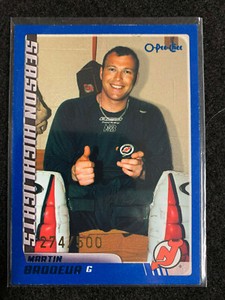 2003-04 O-Pee-Chee Hockey (OPC) Blue 274/500 Martin Brodeur #290 Devils 🔥🔥