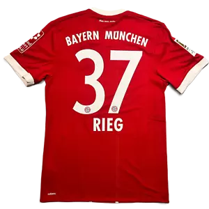 Bayern Munich Jersey 2017/18 Home Match Worn Mens Size 7 Football Shirt Adidas - Picture 1 of 11