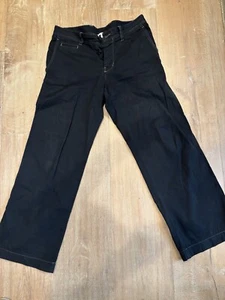Standard James Perse Men’s Black Straight Leg Brushed Cotton Pants Size 32 - Picture 1 of 5