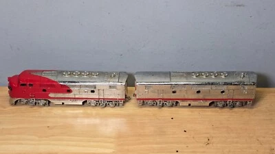 VARNEY CHROME DIESEL LOCOMOTIVE HO 比例 1946 1947 年 A&B 贝壳复古 F-Unit 套装 — 第 1/4 张图片