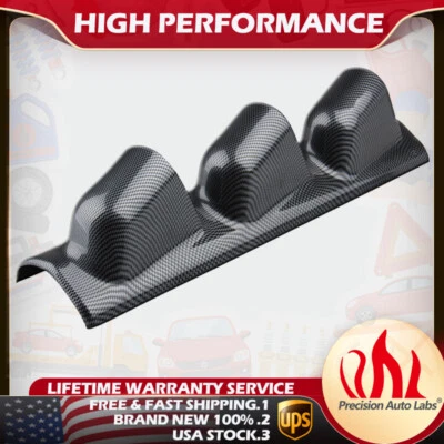 2" 52mm Racing Pod Pilar Mano Izquierda Triple 3 Agujeros Medidor Montaje Medidor Soporte NUEVO Foto 1 de 4