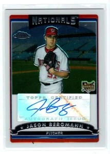 2006 Topps Chrome #332 Jason Bergmann AU RC (ref 180932) - Picture 1 of 1