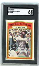 1972 Topps ROBERTO CLEMENTE In Action Pirates #310 SGC 6 EX/NM Condition!