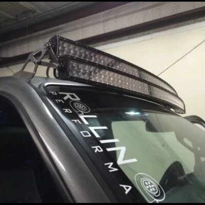 Ford Super Duty 56" Radius Double LED Light Bar System (1999 - 2016) F250 F350 - Image 1 of 4