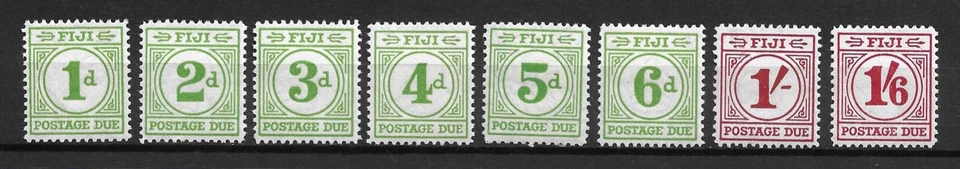 Почтовые марки Фиджи 1940 г. как новые.  SG cat £140 - Изображение 1 из 1