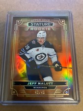 2022-23 UPPER  DECK STATURE ROOKIE GOLD JEFF MALOTT 43/49
