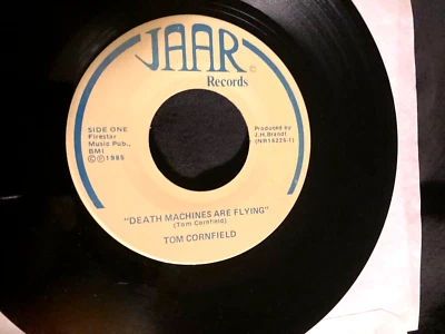 Tom Cornfield ~ Death Machines Are Flying ~ Obscure 80’s Modern Soul 45 on Jaar - Image 1 of 3