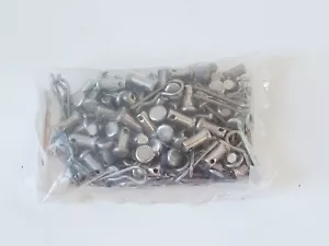 (74) Clevis Pin 1/4" X 1/2" Stainless Steel 316 SS 3/8" Usable Length W/ Cotter - Picture 1 of 6