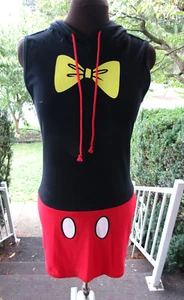 Disney Mickey Mouse Kleid Hoodie Ohren Kostüm Medium  - Bild 1 von 10