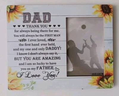 Picture Frame -  Dad- Thank You For Being there For Me - Image 1 of 4