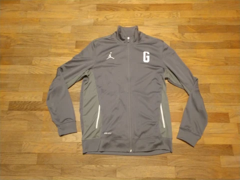 JORDAN JUMPMAN GEORGETOWN HOYAS GRAY JACKET BASKETBALL SZ LARGE AIR JORDAN L/S Cover