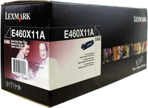 LEXMARK E460X11A E460 PROGRAMA DE RETORNO 15K CARTUCHO DE TÓNER NEGRO NUEVO HIGH YEILD - Imagen 1 de 2