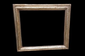 Cornice Antica Legno Argento E Mecca XIX secolo 87x77 Cm - Imagen 1 de 15