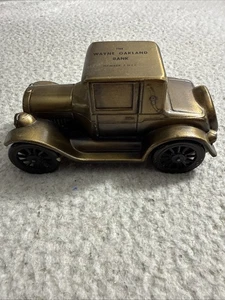 Wayne Oakland Coin Bank Vintage 1910 Baker Ford Car Metal - Imagen 1 de 4