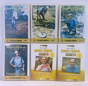 Jack Lange's Nugget Finding Secrets 1-6 DVD's, Metal Detecting for Gold Nuggets - Picture 1 of 2