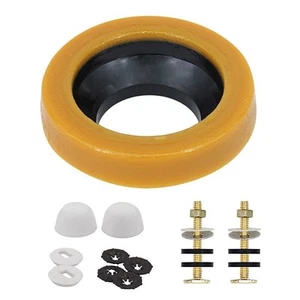Heavy Duty Toilet Wax Ring Kit with Screws Perfect for New and Existing Toilets - Picture 1 of 12