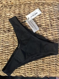 Montce Damen-Bikiniunterteil schwarz Lulu (Zick-Zack-Stitch) Small S - Bild 1 von 5