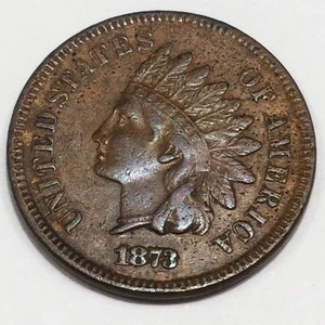 1873 Indian Head Penny Beautiful High Grade Coin Rare Date - Picture 1 of 2