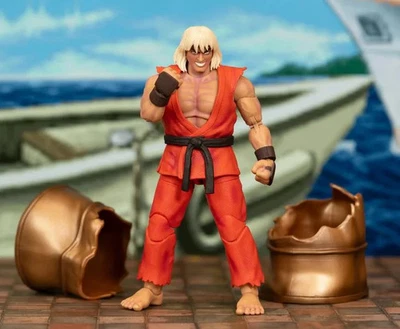 Figura de acción Jada Toys Ultra Street Fighter II Violent Ken Special Deluxe Foto 1 de 4