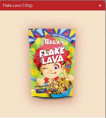 Teega Choco Lava Lover,Snek Teega 16 pax - Image 1 of 4