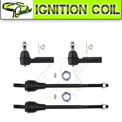 For 2003-09 2010 GMC Savana 250 4set Front Suspension Inner Outer Tie Rod Kit Foto 1 de 4