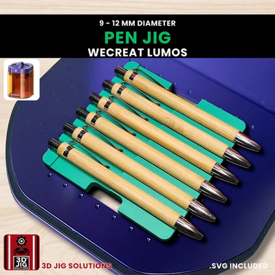 WeCreat Lumos Pen Laser Engraving Jig | Universal Alignment Fixture for Pens - Image 1 of 4