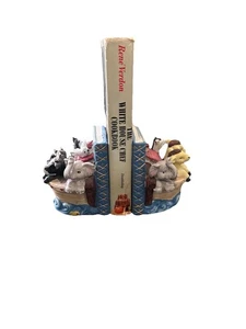 Sujetalibros Arca de Noé Pintados a Mano Cerámica Libros Infantiles Biblia Personaje Historia - Imagen 1 de 4